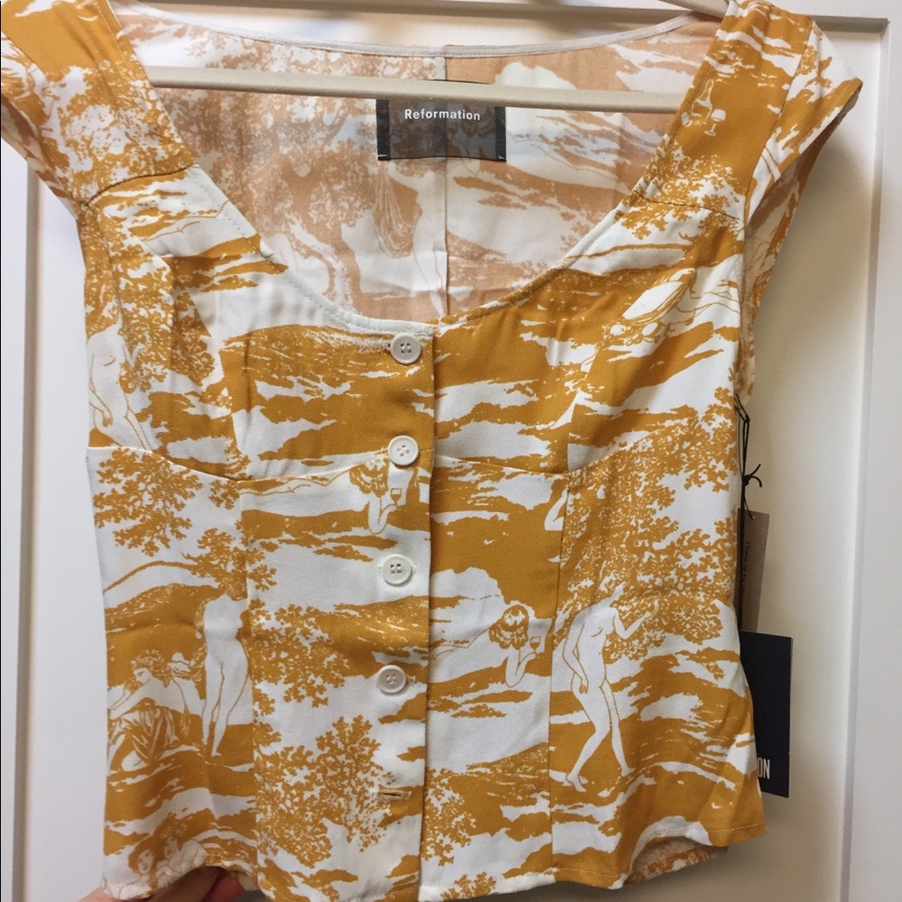 Reformation Wallflower Top Size 4